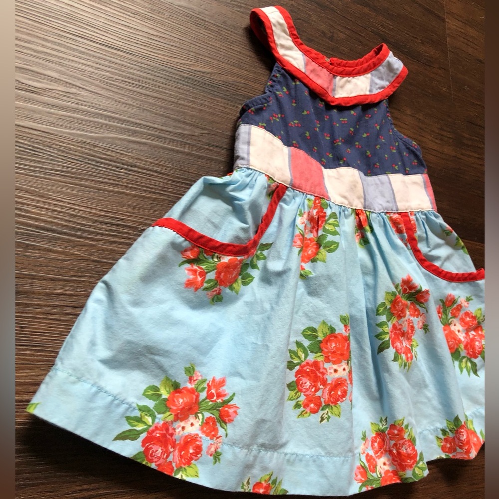Matilda Jane Holiday Parade Dress Brilliant Daydream Cherry Floral Summer 2T - Picture 8 of 14